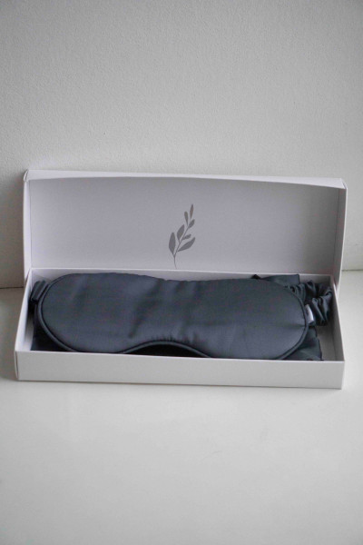 Маска для сна из тенселя Кобальт