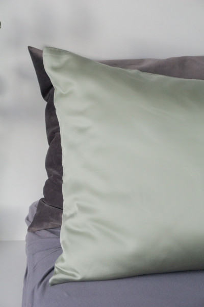 Наволочки из тенселя, оттенок Шалфей