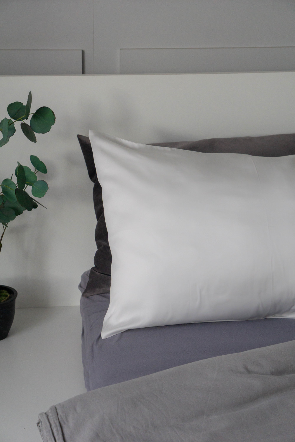 Наволочки из тенселя, оттенок Белоснежный