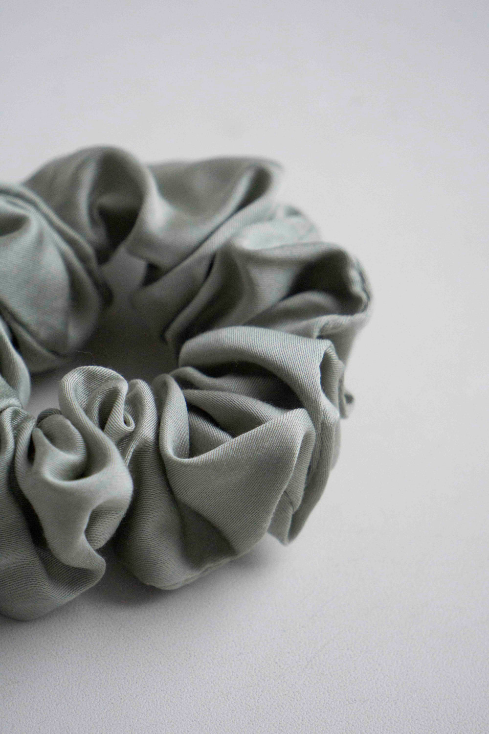 Резинки для волос из тенселя, цвет шалфей