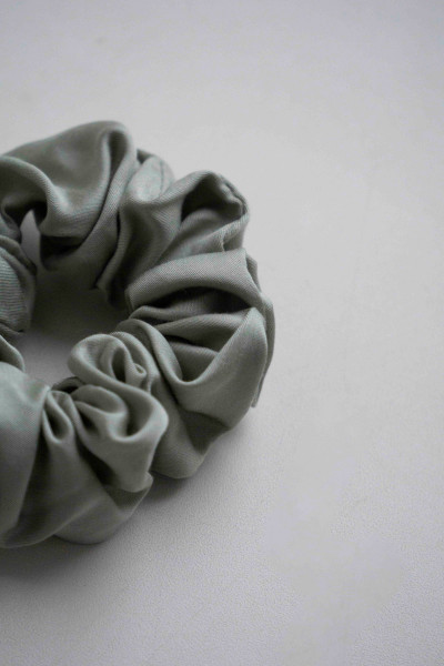 Резинки для волос из тенселя, цвет шалфей