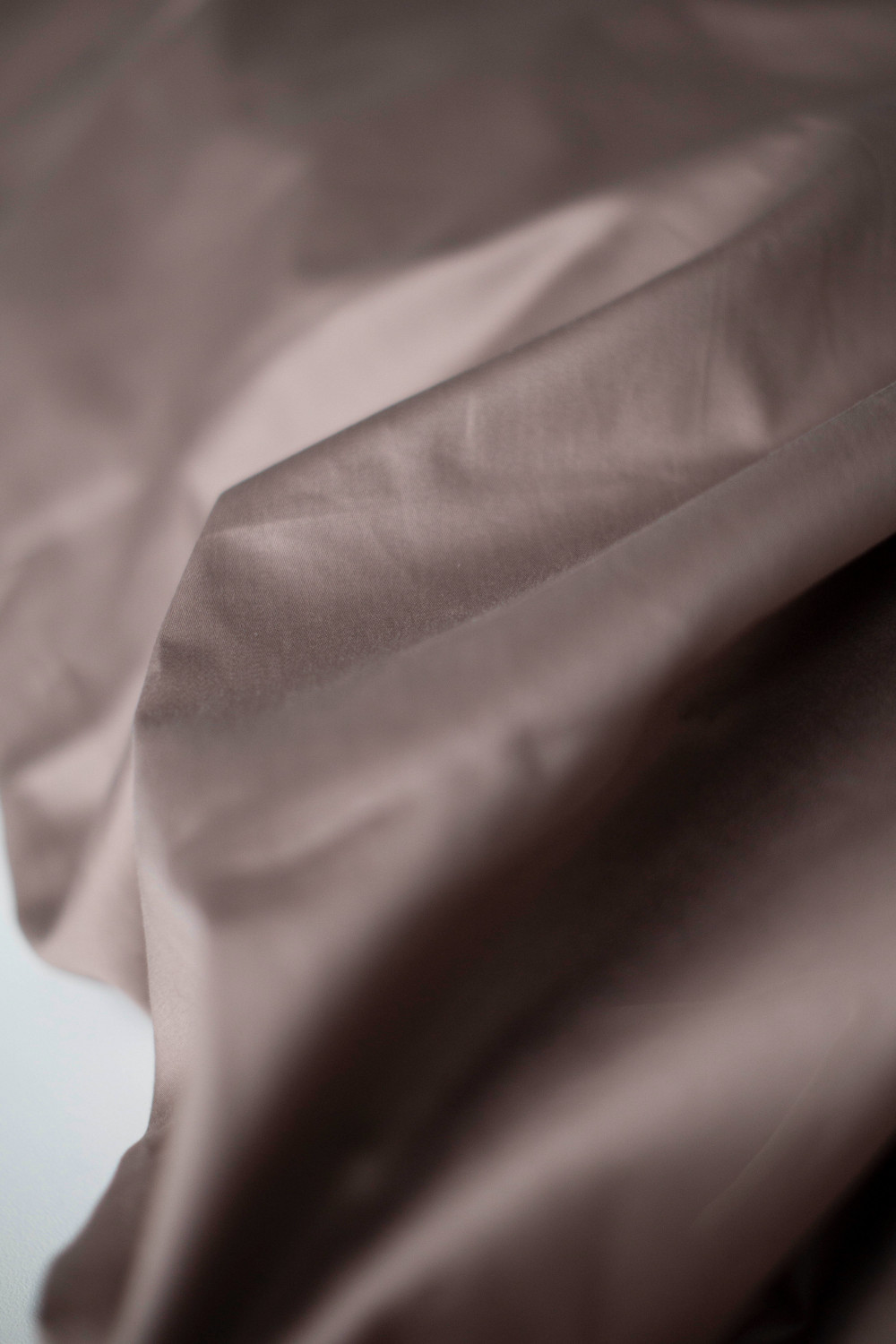 Евро комплект постельного белья из сатина, оттенок кофейный