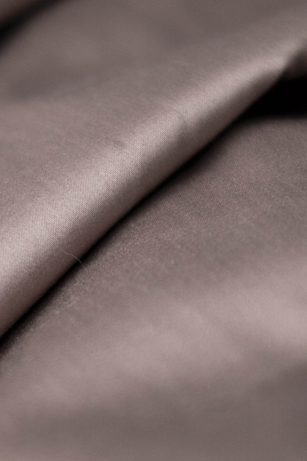 Евро комплект постельного белья из сатина, оттенок кофейный