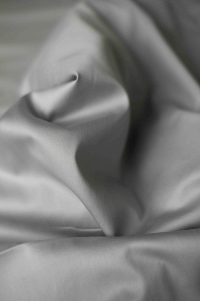 Евро комплект постельного белья из сатина, оттенок сталь