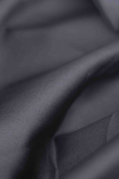 Евро комплект постельного белья из сатина, оттенок графит